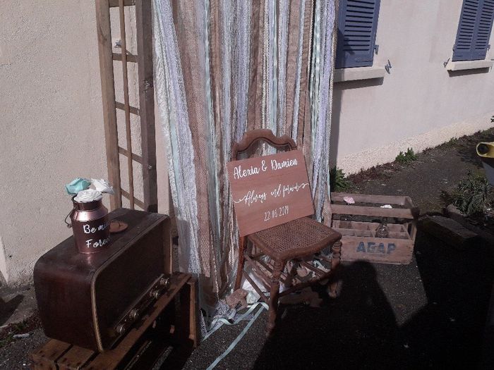 Diy du jour. Rideau de rubans pour notre photobooth vintage - 2