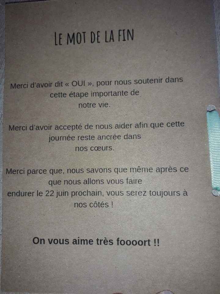Livret du parfait témoin et sac diy - 8