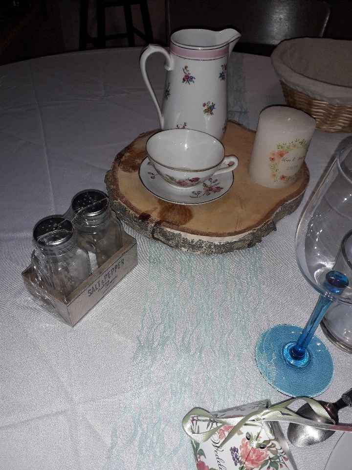 Essai décoration de table champêtre vintage - 2