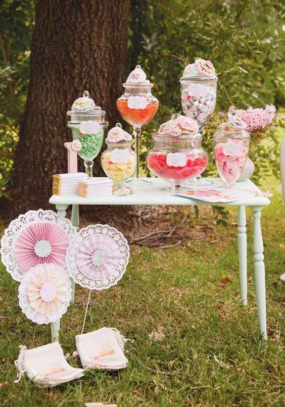 table candy bar