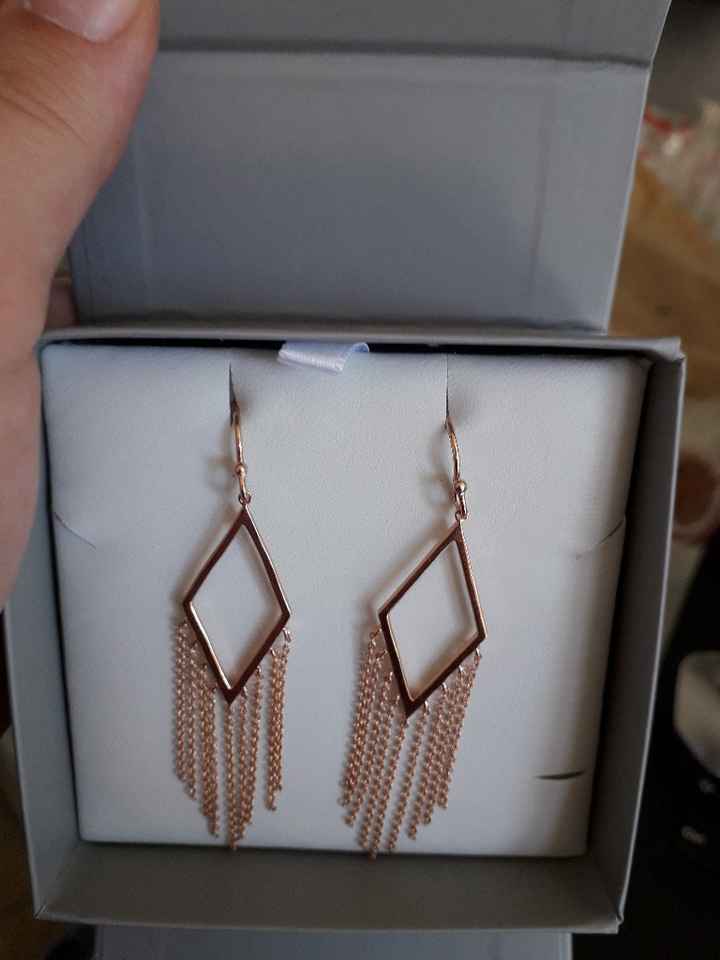 Mes boucles d'oreilles pour le mariage - 1