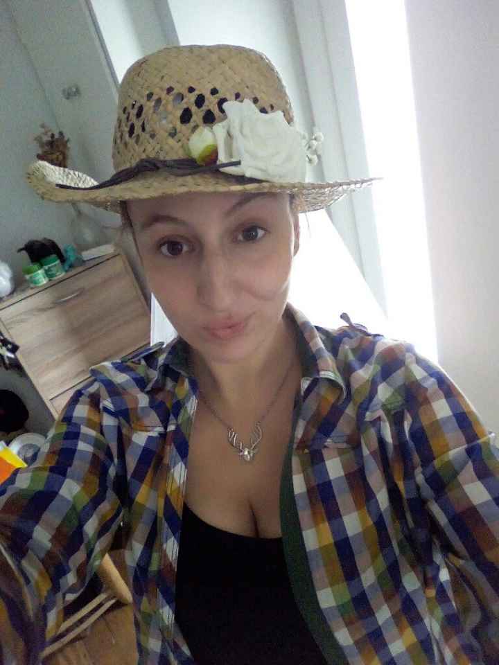 Mon chapeau de mariee cow girl ❤ - 1