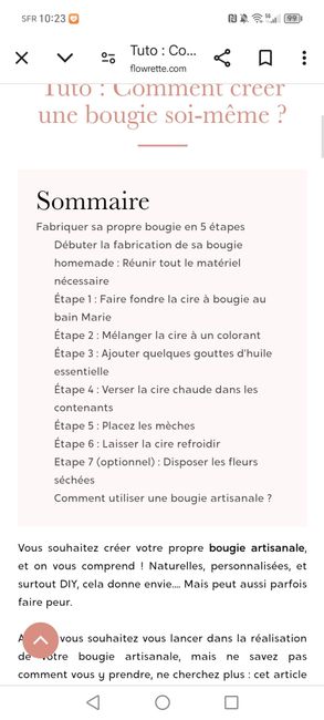 Bougie bouteille de vin - 1