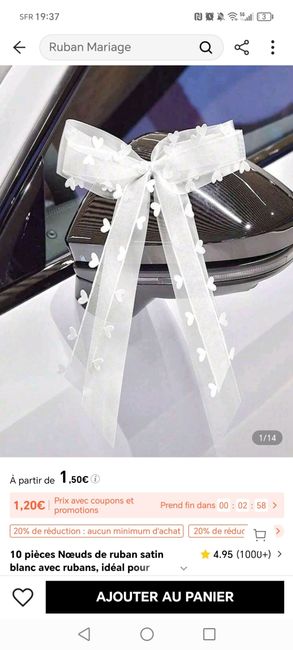 Décoration voiture invités 4