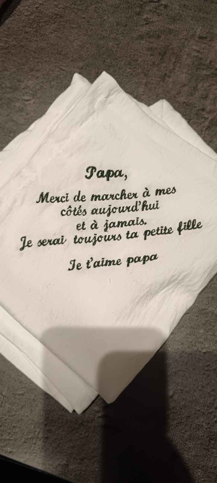 Réception des mouchoirs - 1