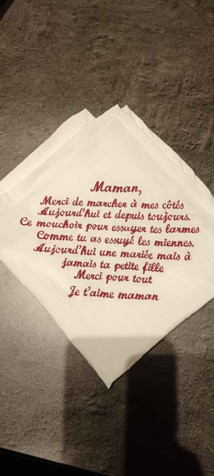 Réception des mouchoirs - 2
