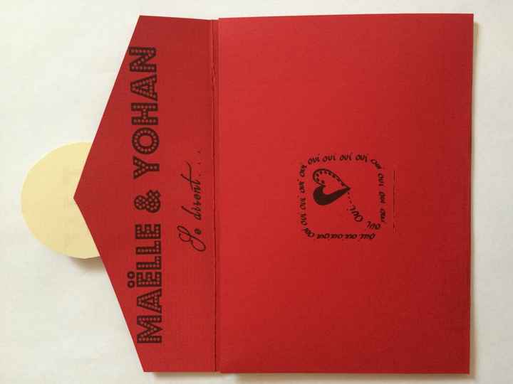 Mon faire-part pocketfold 100% diy - 2