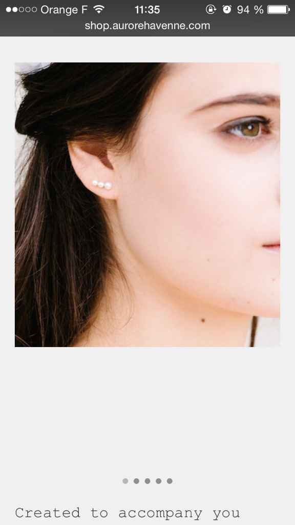 Je pense avoir trouvé mes bijoux de mon jour j - 4