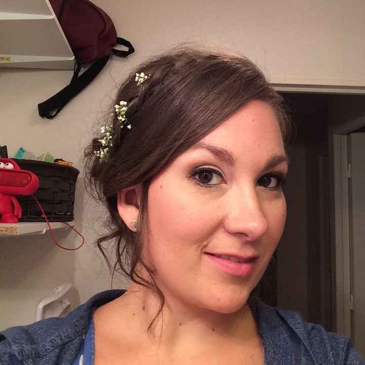 Essai coiffure + maquillage n*1 et heureuse!!! - 1