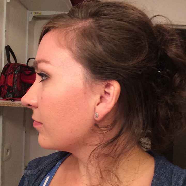 Essai coiffure + maquillage n*1 et heureuse!!! - 4