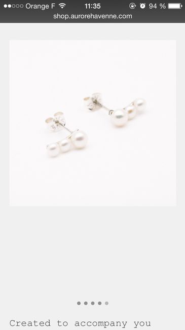 Je pense avoir trouvé mes bijoux de mon jour j - 3