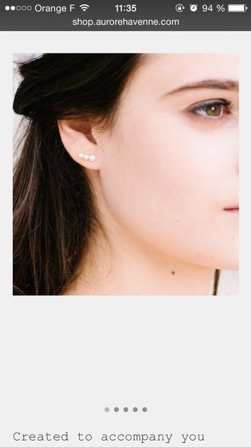 Je pense avoir trouvé mes bijoux de mon jour j - 4