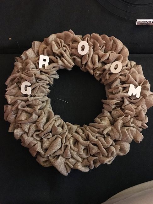 Ma wreath burlap diy - 2