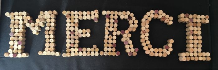 Mes lettres en bouchons de liège diy - 1