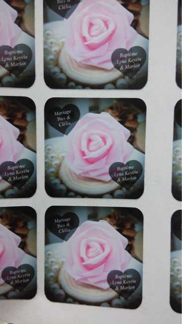 Stickers autocollants personnalisables - 1