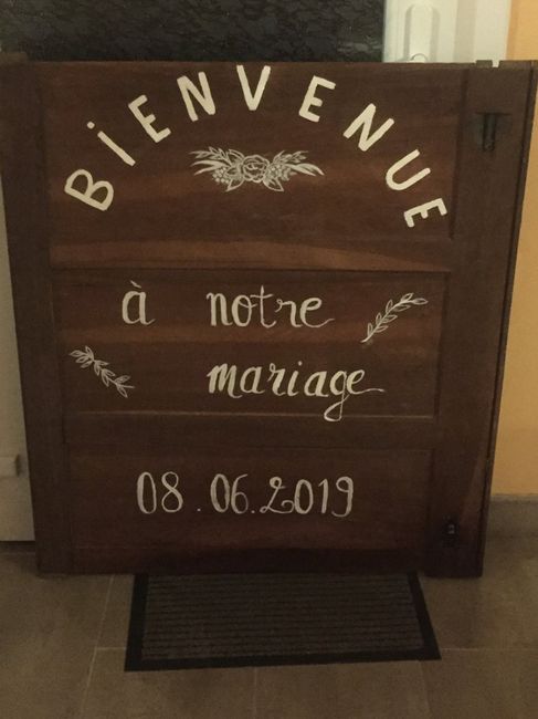 Mon immense panneau de bienvenue 😄 - 1