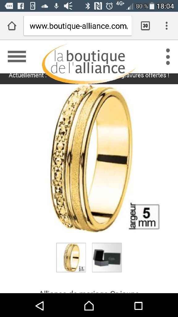 Mon alliance - enfin 💗 - 1