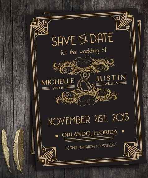 Inspiration Mariage : Art Deco