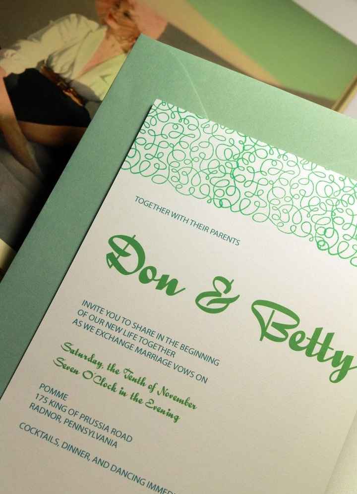 Inspiration Mariage : Mad Men