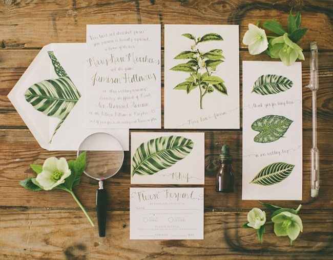 Inspiration Mariage : Botanical