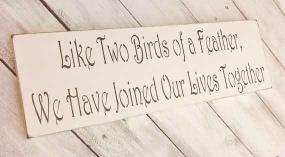 Inspiration Mariage : Birds of a Feather