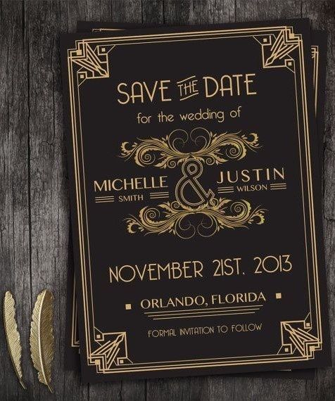 Inspiration Mariage : Art Deco