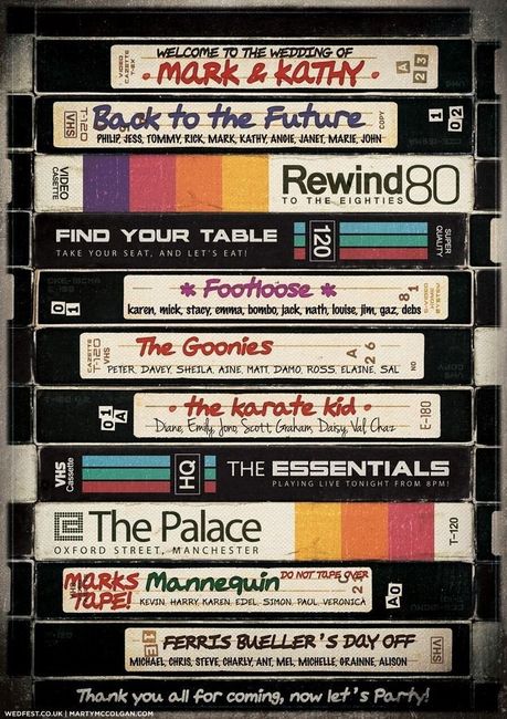 Inspiration Mariage : Back To The 80's
