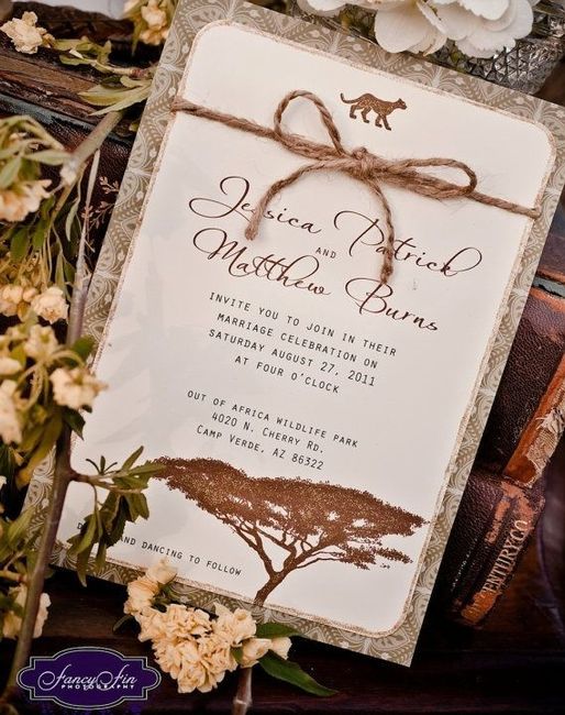 Inspiration Mariage : Out of Africa