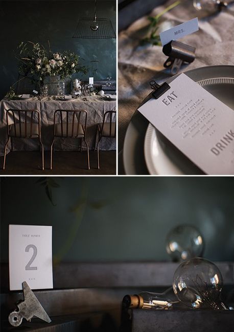 Inspiration Mariage : Industrial Chic