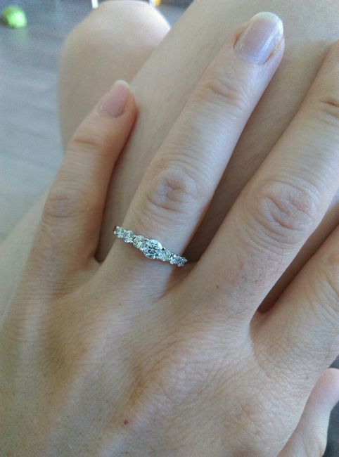 Et vous à quoi ressemble votre bague de fillancailles ? - 1
