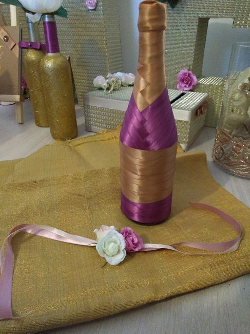 Mes inspiration déco diy. Mariage or et fushia - 2
