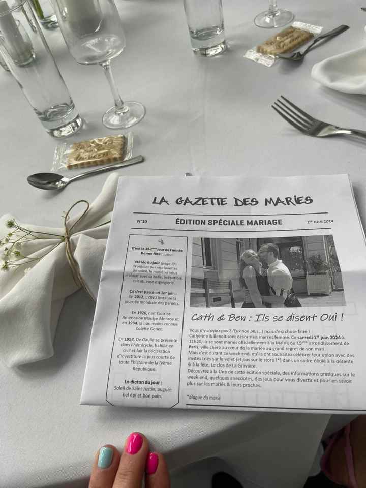 Une table dédiée aux invités - 7