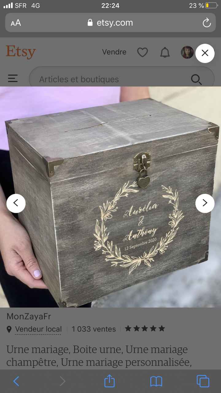 Cagnotte liée au mariage - 1