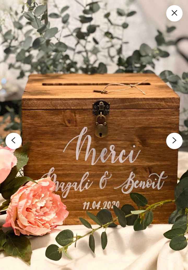 Cagnotte liée au mariage - 1
