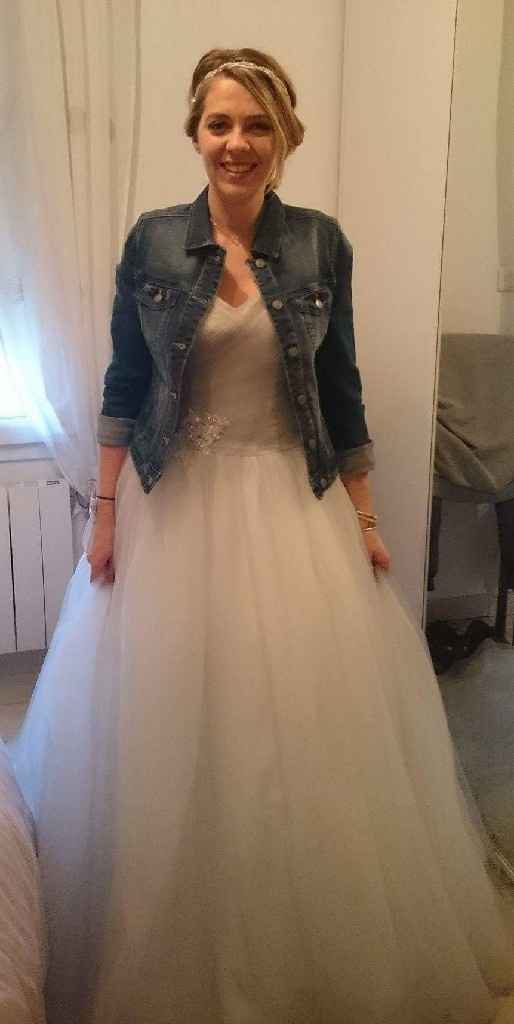 Veste en jean et voile... - 1