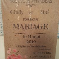 7. Mes faire-part seront réalisés par ___ - 1