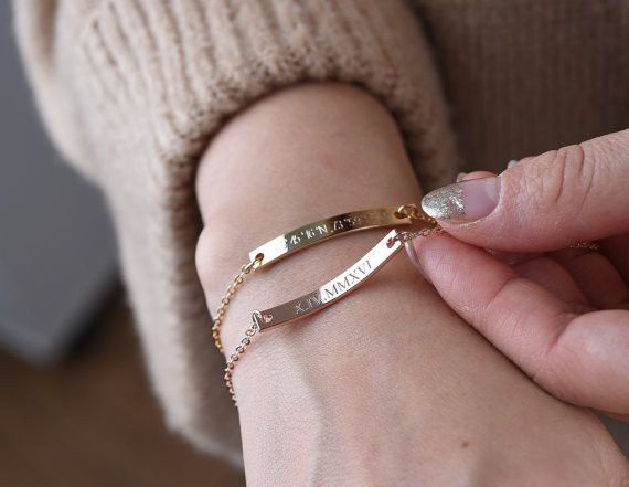 Bracelet date + coordonnées géographique de NY
