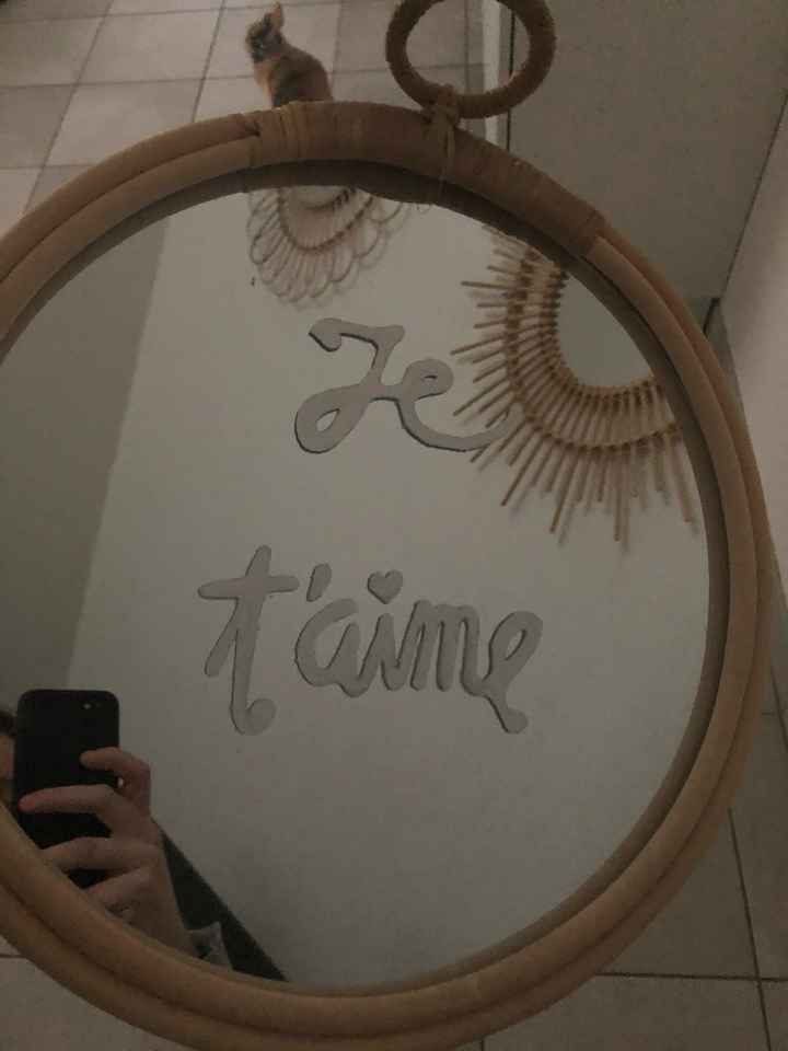 Posca sur miroir - 1