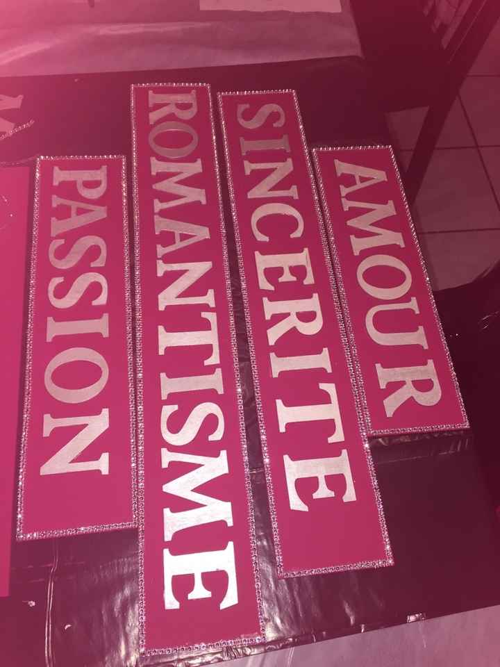 Noms de table fait main - 1