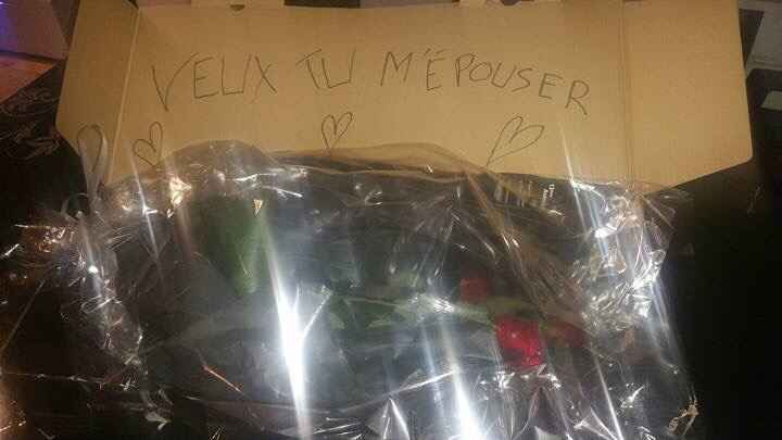 Comment votre chéri(e ) vous a t il (elle) demander en mariage? - 2