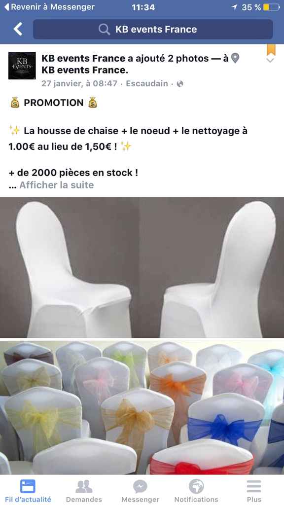 Housses de chaises, bon plan ! - 1