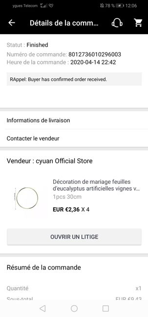 Centre table cercle 6