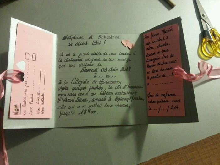 Mes prototypes de faire part fait maison - 3