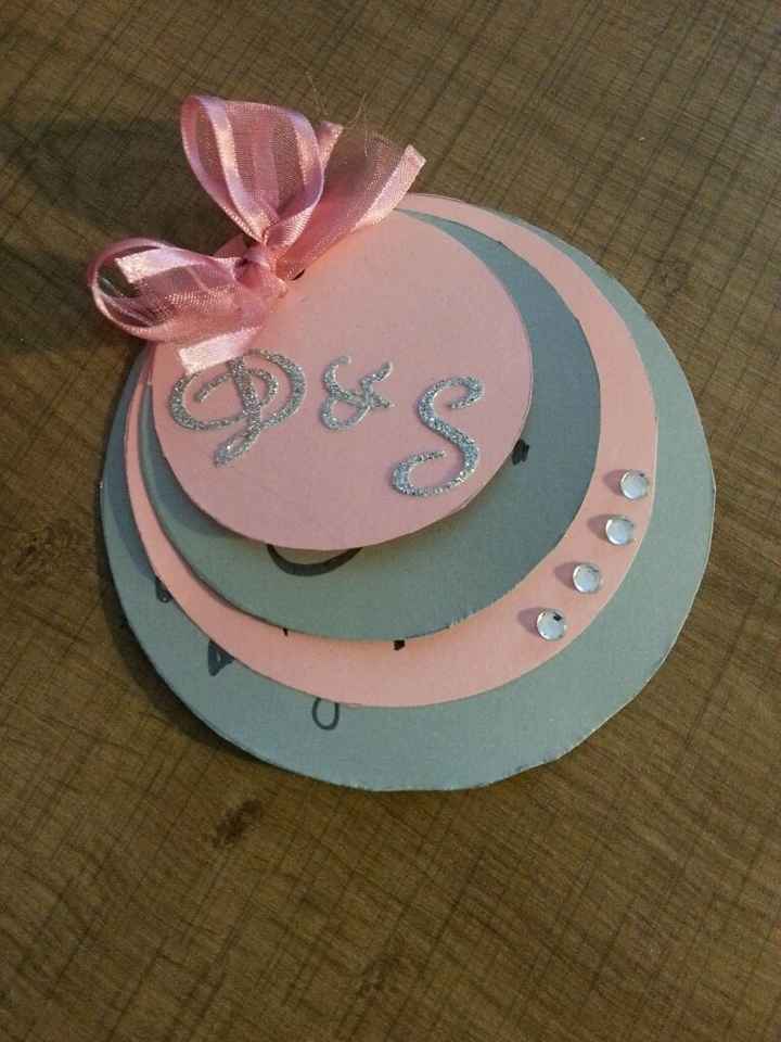 Mes prototypes de faire part fait maison - 1