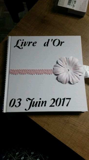 Diy du jour.....le livre d'or - 1
