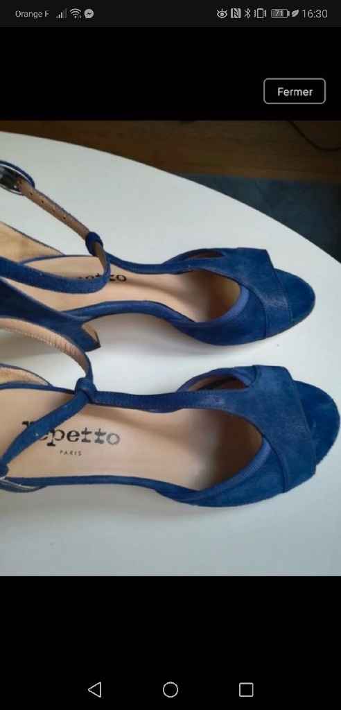 Chaussures bleues - 1