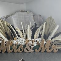 Centre de table des mariés - 1