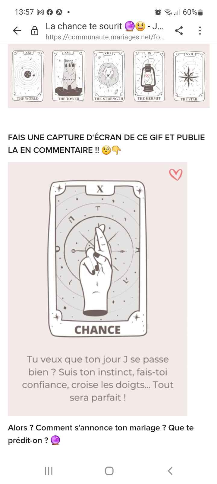 La chance te sourit 🔮😃 - 1