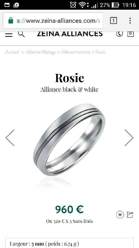  Quel budget pour vos alliances... - 2