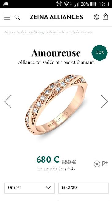  Quel budget pour vos alliances... - 1